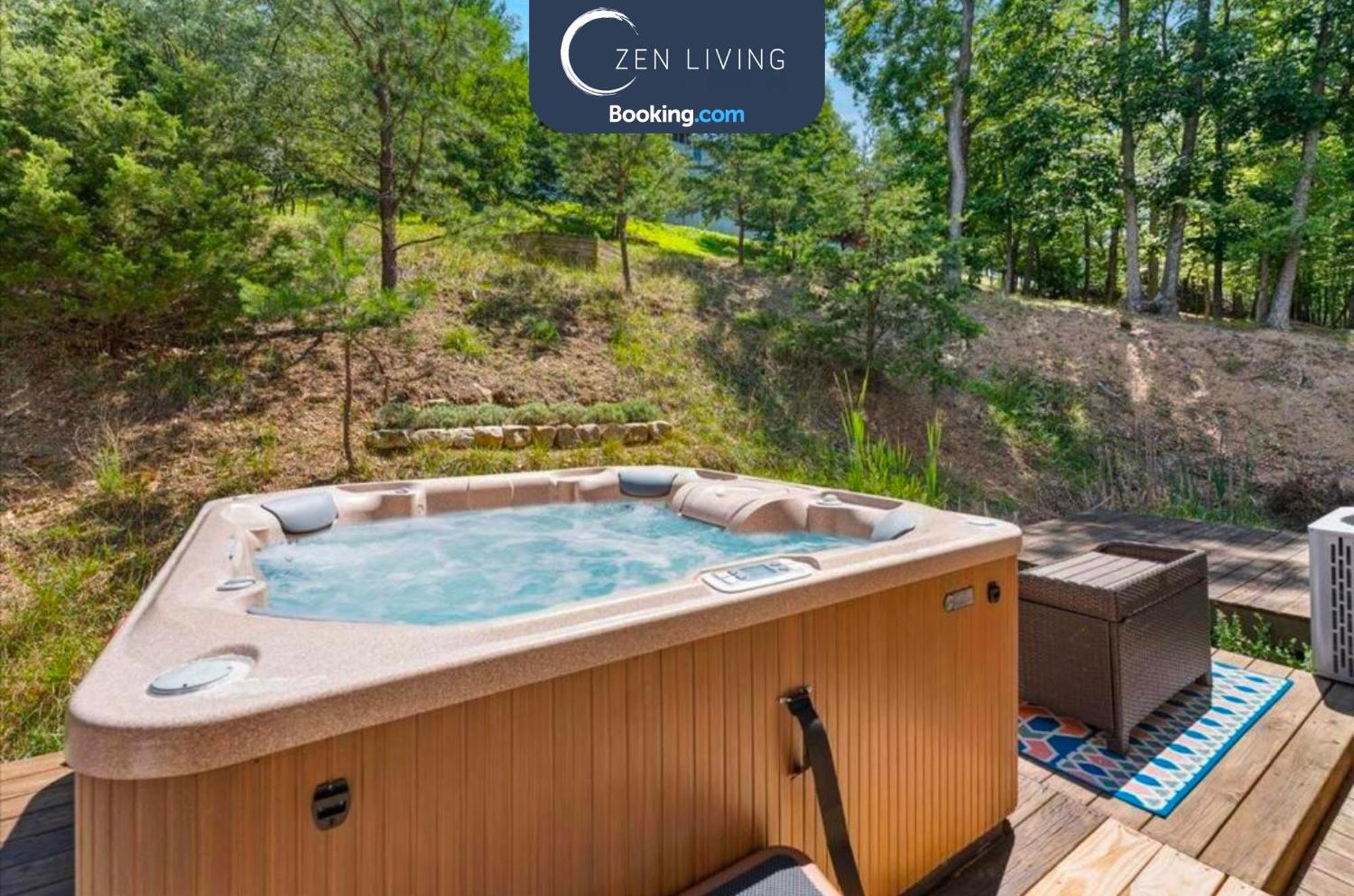 Hottub - In Resort - Enchanted Slopes By Zen Living Short Term Rental McGaheysville Exterior photo